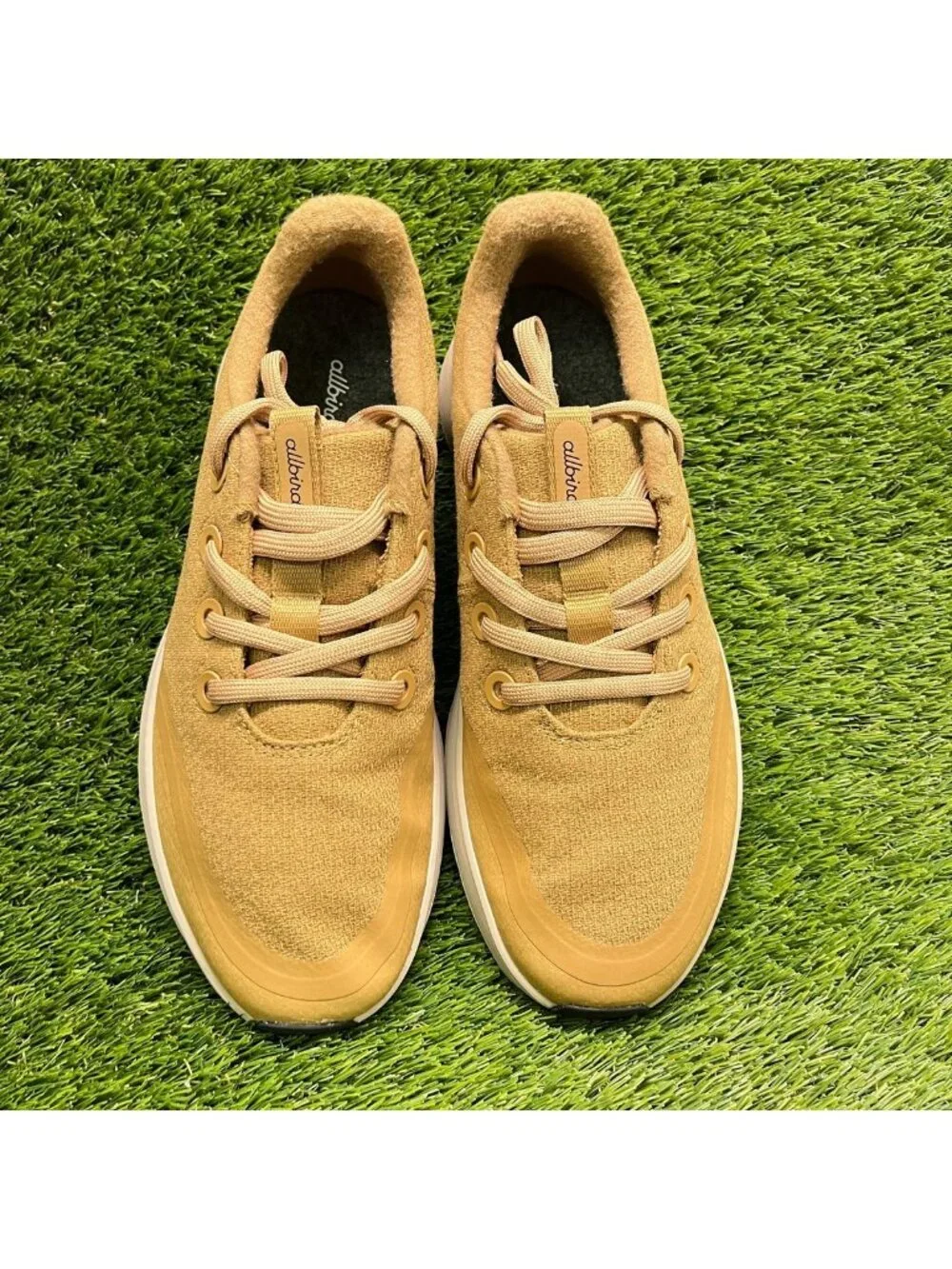 Allbirds Wool Runner Protect Mens Size 10 Tan Athletic Running Shoes Sneakers